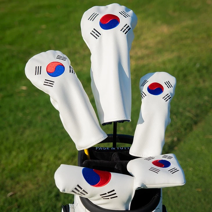 Flag Embroidered Blade Putter Cover Flag Embroidered Blade Putter Cover