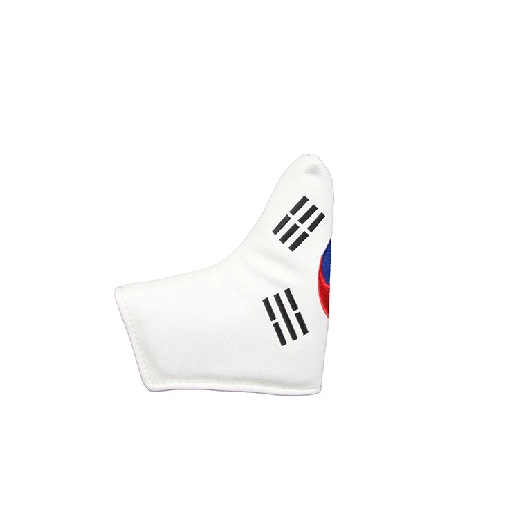 Flag Embroidered Blade Putter Cover Flag Embroidered Blade Putter Cover